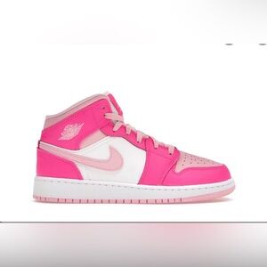 Nike Air Jordan 1 Mid Retro Barbie/ Fierce Pink 61/2